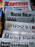 Selection of Hungarian Newspapers  Budapest  Hungary