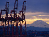 Elliot Bay Industrial Waterfront  Seattle  Washington  USA
