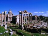 Roman Forum Ruins  Rome  Lazio  Italy