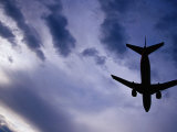 Boeing 737 on Landing Approach to Tullamarine Airport  Melbourne  Australia