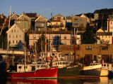 Commercial Fishing Boats in Gloucester Harbour  Cape Ann  Massachusetts  USA