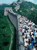 Standing Room Only on the Great Wall  Badaling  Beijing  China 
