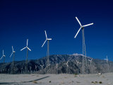 Field of Wind Generators  Palm Springs  USA