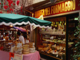 Cheese Stall Outside Cheese Shop on Via Pessina  Lugano  Ticino  Switzerland