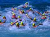 Surf Swim at Bondi Beach  Sydney  Australia