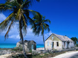 Buildings from an Old Settlement on the Shore  Cat Island  Bahamas