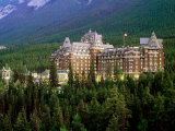 Banff Springs Hotel  Dusk  Banff National Park  Canada