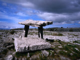 Poulnabarone Dolmen  5 000 Year Old Megalithic Tomb  the Burren  Ireland