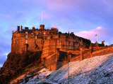 Edinburgh Castle Seen from Johnston Terrace  Edinburgh  United Kingdom