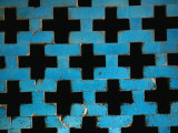 Tile Work on Building  Esfahan  Iran