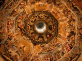 Fresco by Vasari & Zuccari on Ceiling of Duomo  Florence  Italy