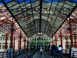 Covered Walkway into Ellis Island National Monument  New York City  New York  USA