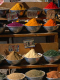 Selection of Spices at Market Stall  Egypt