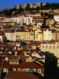 Rooftops and Buildings of City  Lisbon  Portugal