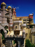 Exterior of Palacio Nacional Da Pena (Pena National Palace)  Sintra  Portugal