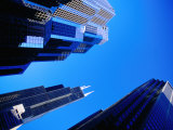 Sears Tower and Other Buildings  Chicago  USA