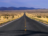 The Wide Open Road in South West New Mexico  New Mexico  USA