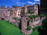 Ruins of Heidelberg Castle  Heidelberg  Germany