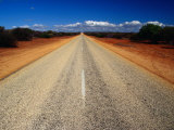 Outback Road  Monkey Mia National Park  Western Australia  Australia