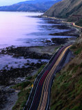 Paekakariki Road along the Kapiti Coast  Wellington  New Zealand