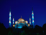 The Blue Mosque of Sultan Ahmed I and Hagia Sophia or Ayasofya  Istanbul  Istanbul  Turkey