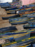 Fishing Boats on Shore  Taghazout  Tiznit  Morocco