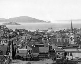 Alcatraz Island in San Francisco Bay  circa 1890