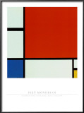 Composition with Red Blue Yellow