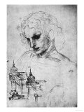 Study of a Head and of an Architectural Structure  Windsor Castle