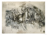 The Arno River and the Valley of Florence with the Lake of Bientina and the Fucecchio Marshlands