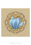 Gilded Tulip Medallion I