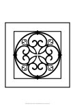 Black and White Ironwork I