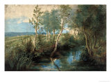 Landscape with Stream Overhung with Trees  1637-1640