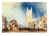 Stamford  Lincolnshire  Circa 1828  Watercolour on Paper