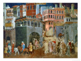 The Blessings of Good Government (Detail)  Mural