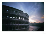 The Colosseum or Flavian Ampitheatre in Rome  Built by the Emperors Vespasian and Titus