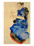 Girl in Blue Apron  1912