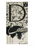 Initial D  Used in the Third Issue of Ver Sacrum  Austria  1898
