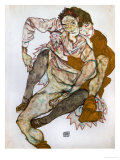 Seated Couple (Egon Und Edith Schiele)  1915