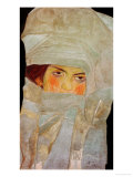 The Artist's Sister Melanie with Silver-Colored Scarves  1908