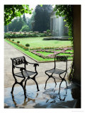 Two Cast-Iron Chairs Designed by Schinkel