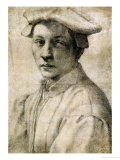 Portrait of Andrea Quaratesi  Around 1532  Black Chalk on Paper