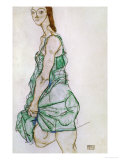 Standing Woman in Green Shirt  1914