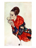Portrait of the Actress Marga Boerner with Compact  1917
