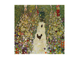 Gardenpath with Hens  1916