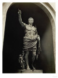 Emperor Augustus in Military Dress  Marble Figure from the Prima Porta