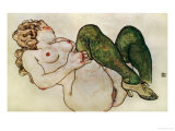 Nude with Green Stockings  1918