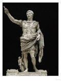 Emperor Augustus in Military Dress  Marble Figure from the Prima Porta