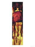 Female Nude  Rear View with Shawl  Fragment