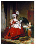 Queen Marie-Antoinette and Her Children  1787